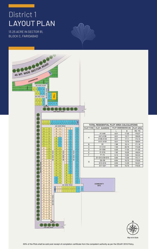 bptp District 1 block c map