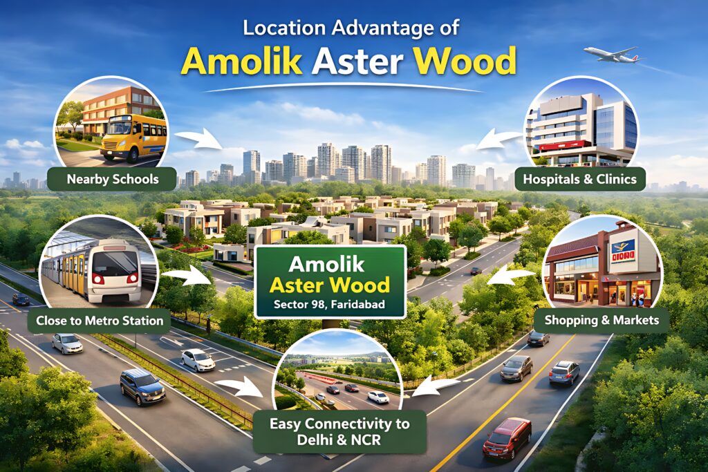 location advantage of amolik aster wood