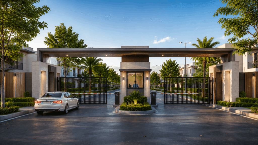 amolik concordia plot in faridabad 24x7 security with gated entry