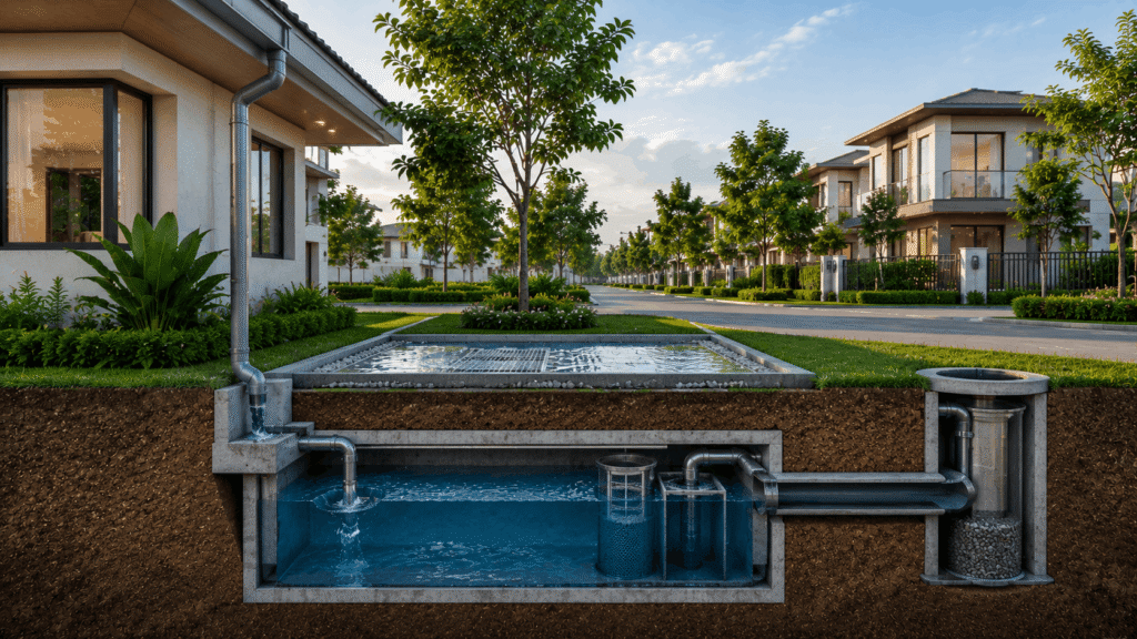 amolik concordia plot in faridabad Rainwater harvesting system