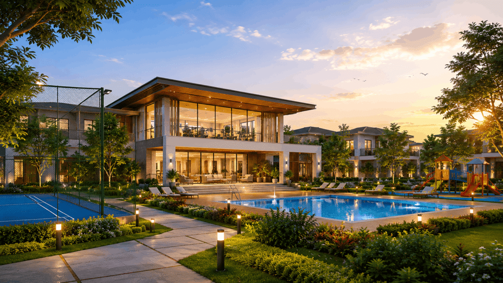 amolik concordia plot in faridabad Community clubhouse and recreation facilities